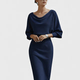 Celia™ | Vestido midi lujoso