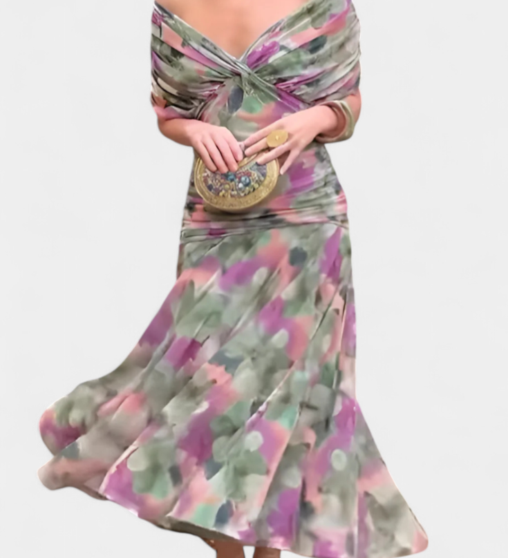 Herminia™ | Vestido elegante con escote en V
