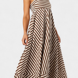 Vestido Convertible Arrugado Rosa con Encanto Nocturno