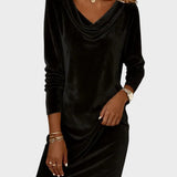 Aurelia™ | Vestido de terciopelo holgado y elegante