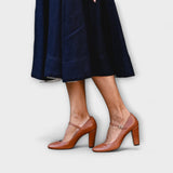 Magdaléna Elegante Zapatillas Mary Jane Lujosamente Acolchadas