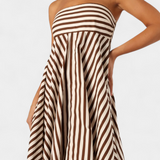 Vestido Convertible Arrugado Rosa con Encanto Nocturno