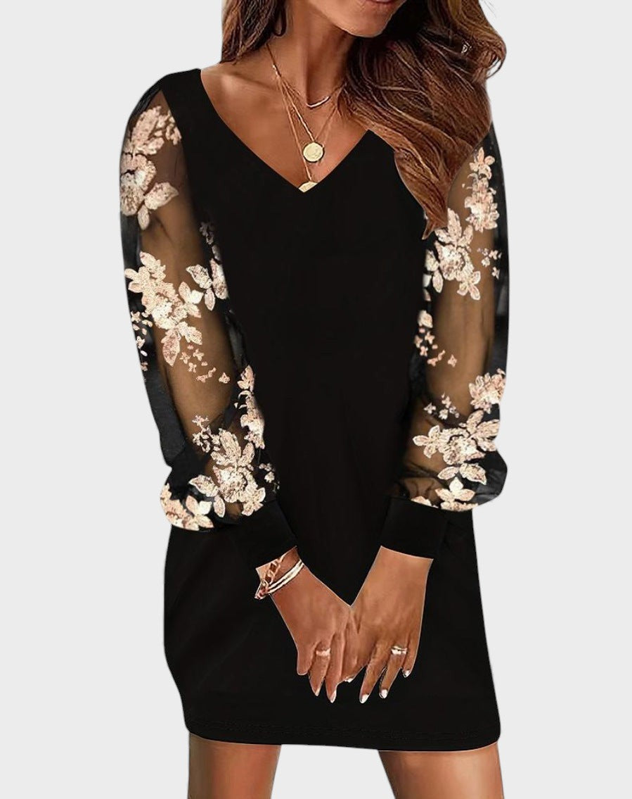 Lola™ | Vestido con mangas de encaje