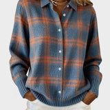 Alba™ | Suéter Retro a Cuadros con Contraste Casual