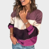 Marília™ | Suéter de Punto con Rayas