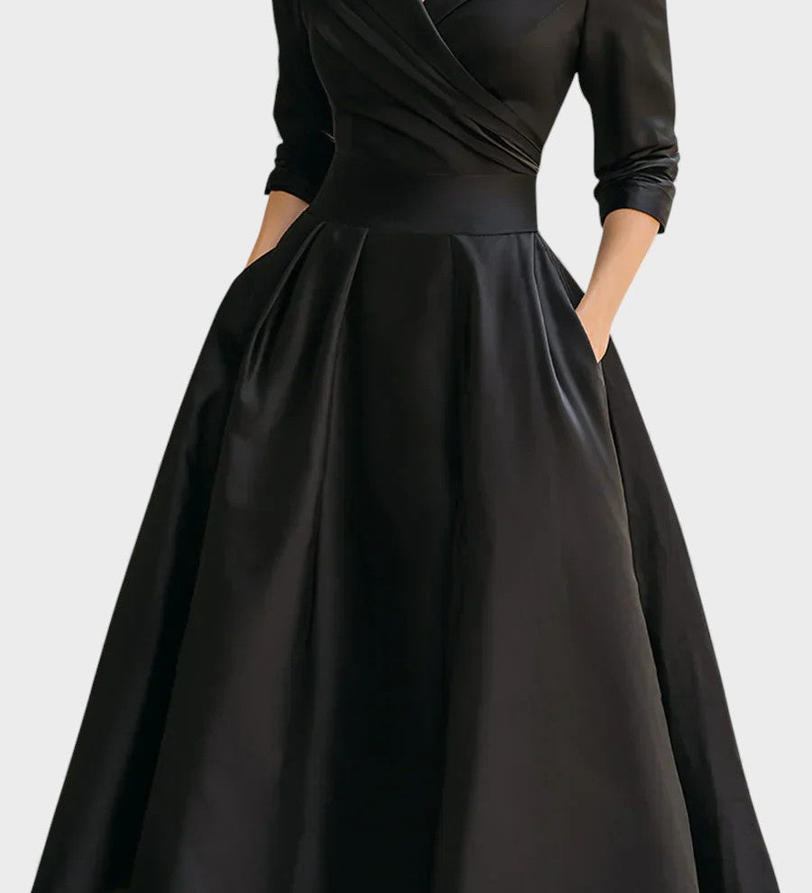 Clara™ | Vestido de satén elegante