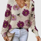 Antonia™ | Jersey elegante con estampado floral