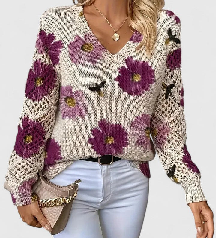 Antonia™ | Jersey elegante con estampado floral