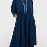 Isabel™ | Vestido midi fluido con doble bajo