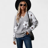 Inés™ | Suéter chic de mujer con estampado floral