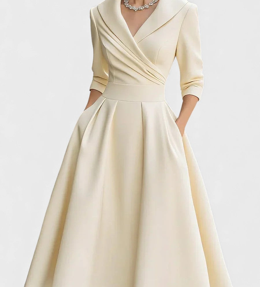 Clara™ | Vestido de satén elegante