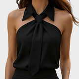 Lucía™ | Blusa halter elegante