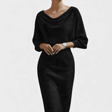 Celia™ | Vestido midi lujoso