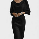 Celia™ | Vestido midi lujoso