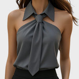 Lucía™ | Blusa halter elegante