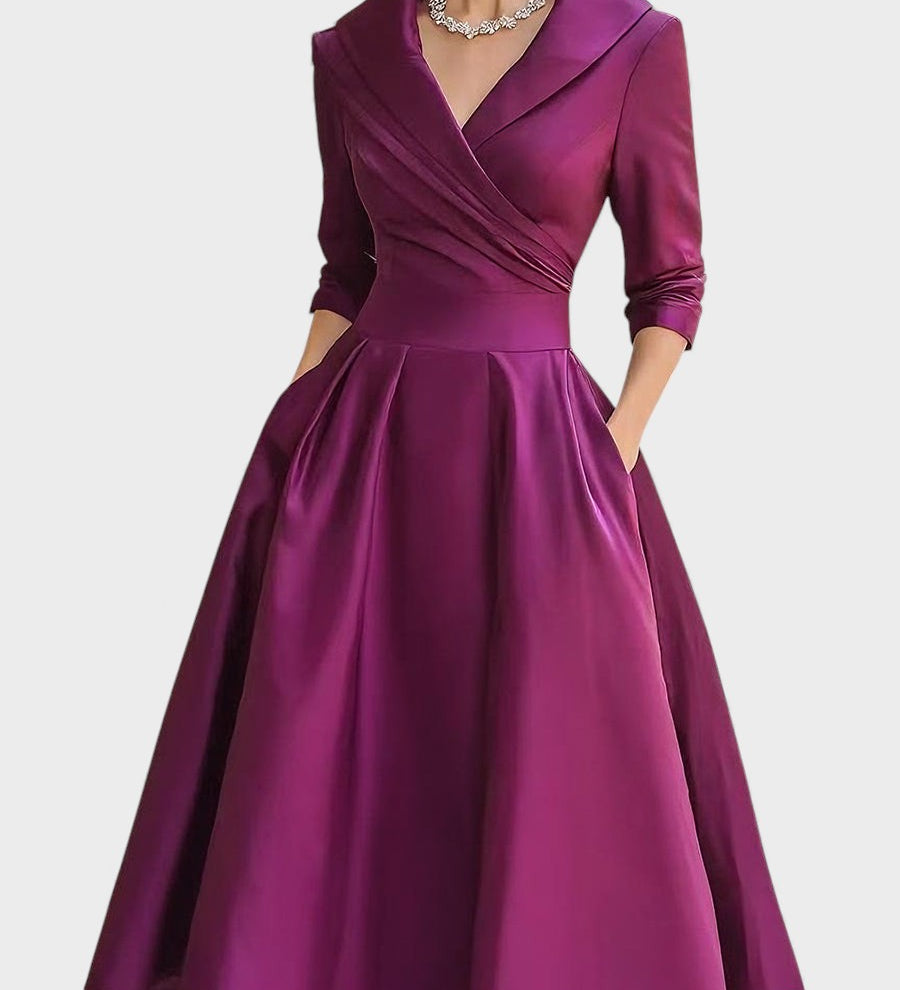 Clara™ | Vestido de satén elegante