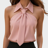 Lucía™ | Blusa halter elegante