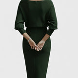 Celia™ | Vestido midi lujoso
