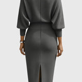Celia™ | Vestido midi lujoso