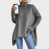 Adela™ | Jersey largo de cuello alto