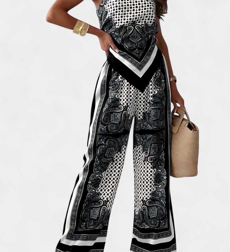 Leonie Conjunto Paisley con Tiras