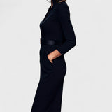 Rafaela™ | Vestido elegante con cuello y cinturón