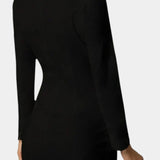 Vestido Blazer Doble Botonadura Heidi con Corte Estructurado