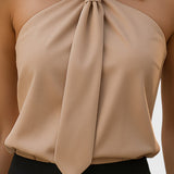 Lucía™ | Blusa halter elegante