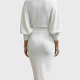 Celia™ | Vestido midi lujoso