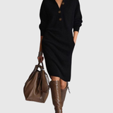 Alba™ | Vestido midi de punto elegante