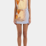 Vestido Mini Sereno en Floral Secuoya