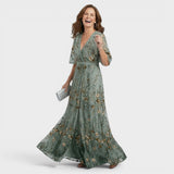 Daniela™ | Vestido maxi halter fluido elegante