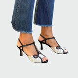 Sandalias Retro Sofisticadas Lucie con Tacón Medio