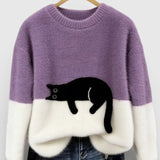 Luna™ | Sudadera con gráfico de gato