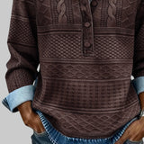 Rosenda™ | Sudadera elegante con medio botón