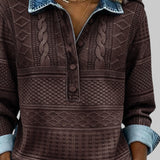 Rosenda™ | Sudadera elegante con medio botón