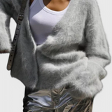 Daniela™ | Cardigan de Mezcla de Cachemira Suave