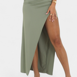 Vestido Viveka con Lazo en la Espalda y Comodidad Elástica
