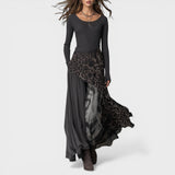 Martina™ | Vestido largo leopardo elegante