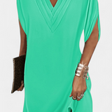 Vestido Elegante Lesley con Escote en V