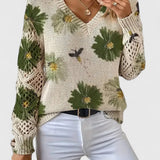 Antonia™ | Jersey elegante con estampado floral