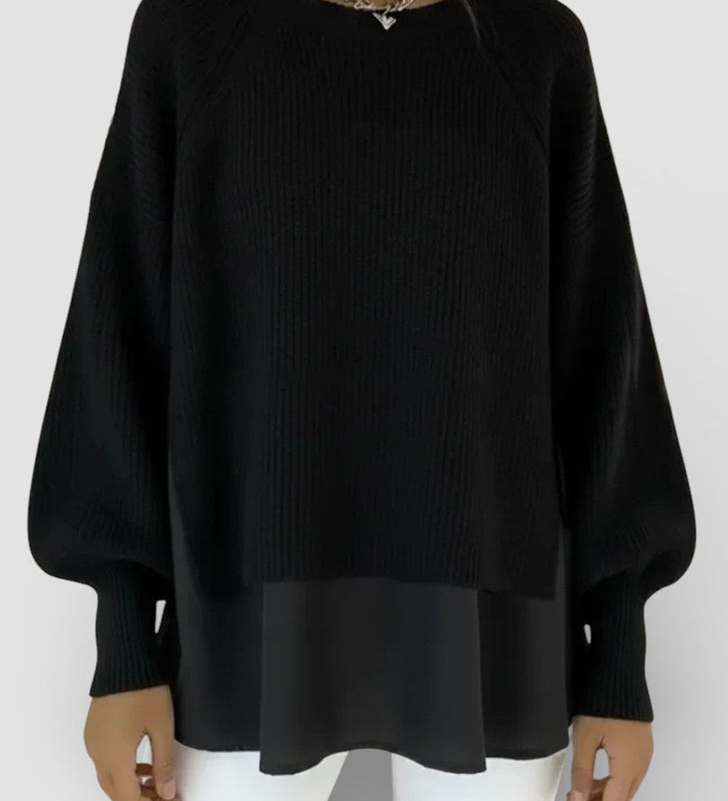 Adela™ | Jersey de punto efecto capas