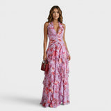 Natalia™ | Vestido maxi halter elegante