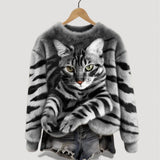 Clara™ | Jersey cálido con detalle felino