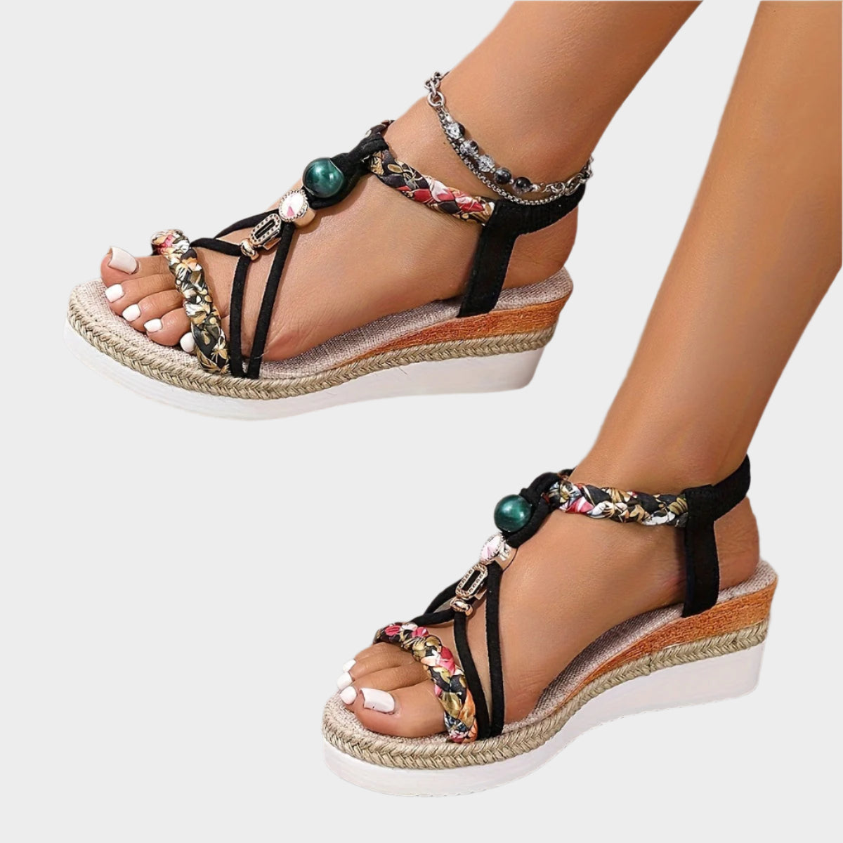 Sandalias con suela cómoda y plataforma