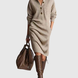 Alba™ | Vestido midi de punto elegante