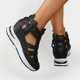 Elegantes Sandalias de Verano con Tacón y Cierre Lateral