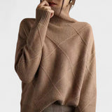 Elena™ | Suéter de punto con cuello alto