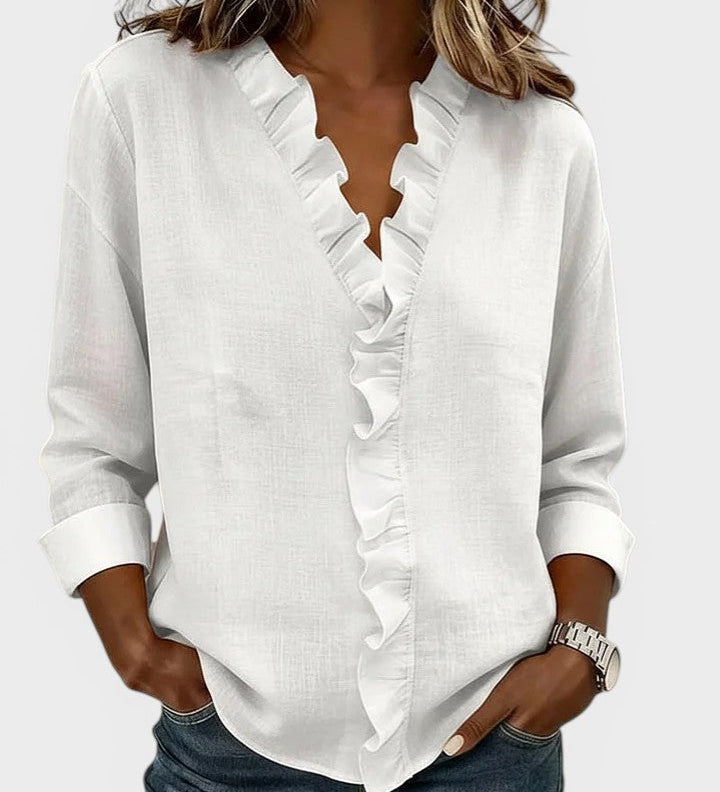Jimena™ | Blusa con volantes elegante y ligera