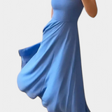 Vestido Midi A-Line Mary Sin Mangas